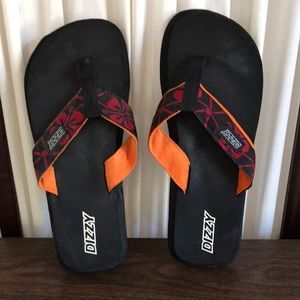 Dizzy flip flops Sz 10-12